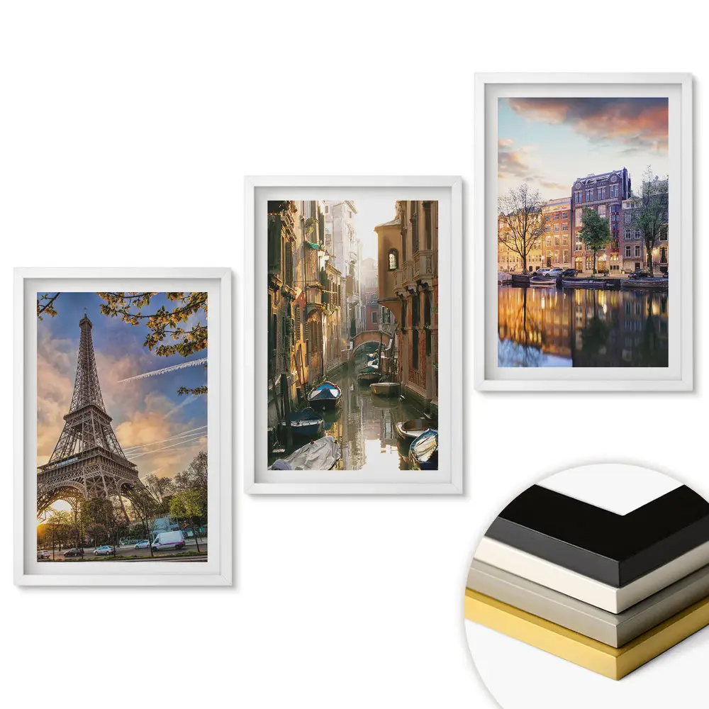 Triptych v ráme Pamiatky Európy v malebných záberoch