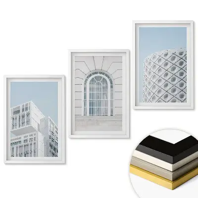 Set obrazov na stenu Moderná architektúra v minimalistickom štýle