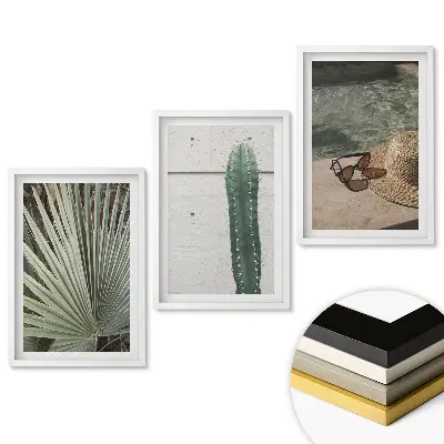Triptych v ráme Rastliny a relax v letnom štýle