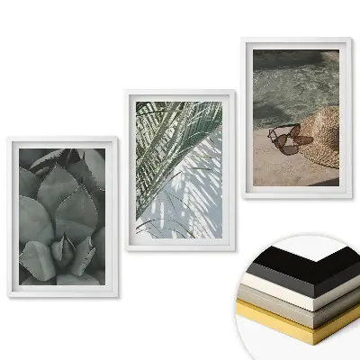 Set obrazov na stenu Prirodzená krása v minimalistickom štýle