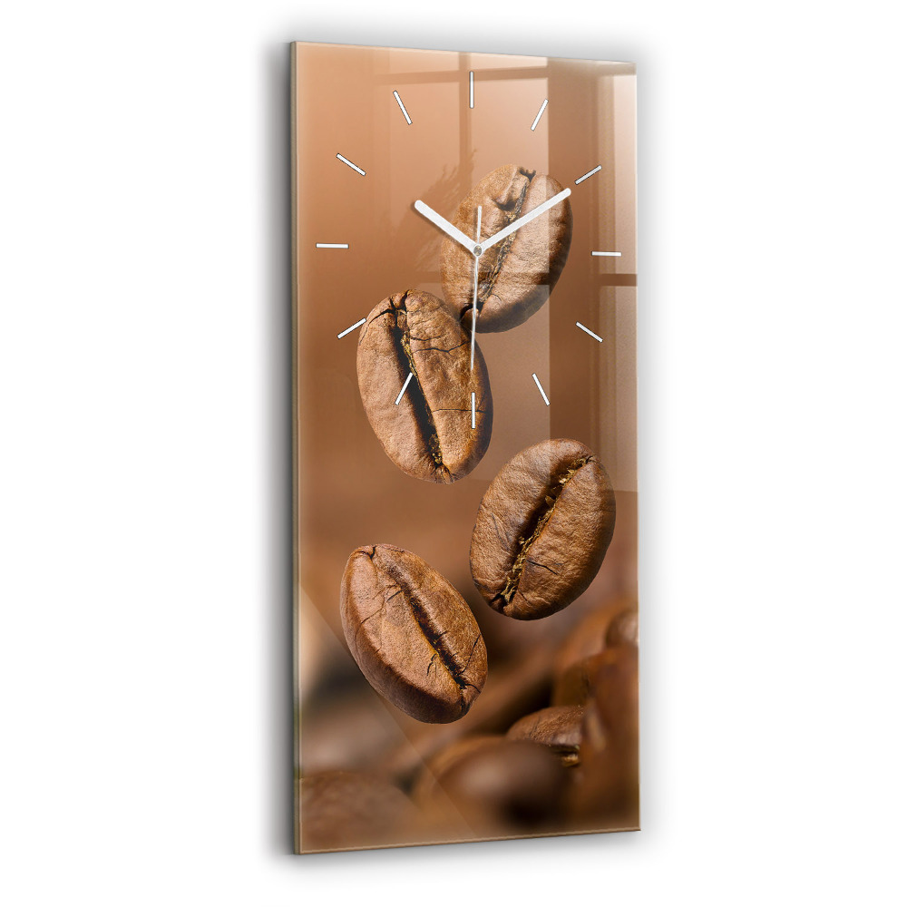 Vertikálne sklenené hodiny Abstraktné farby