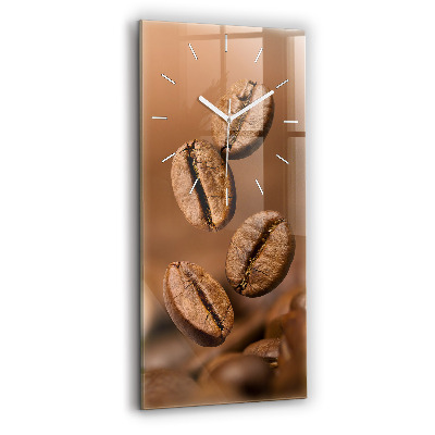 Vertikálne sklenené hodiny Abstraktné farby