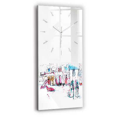 Vertikálne sklenené hodiny Prvok ženskosti