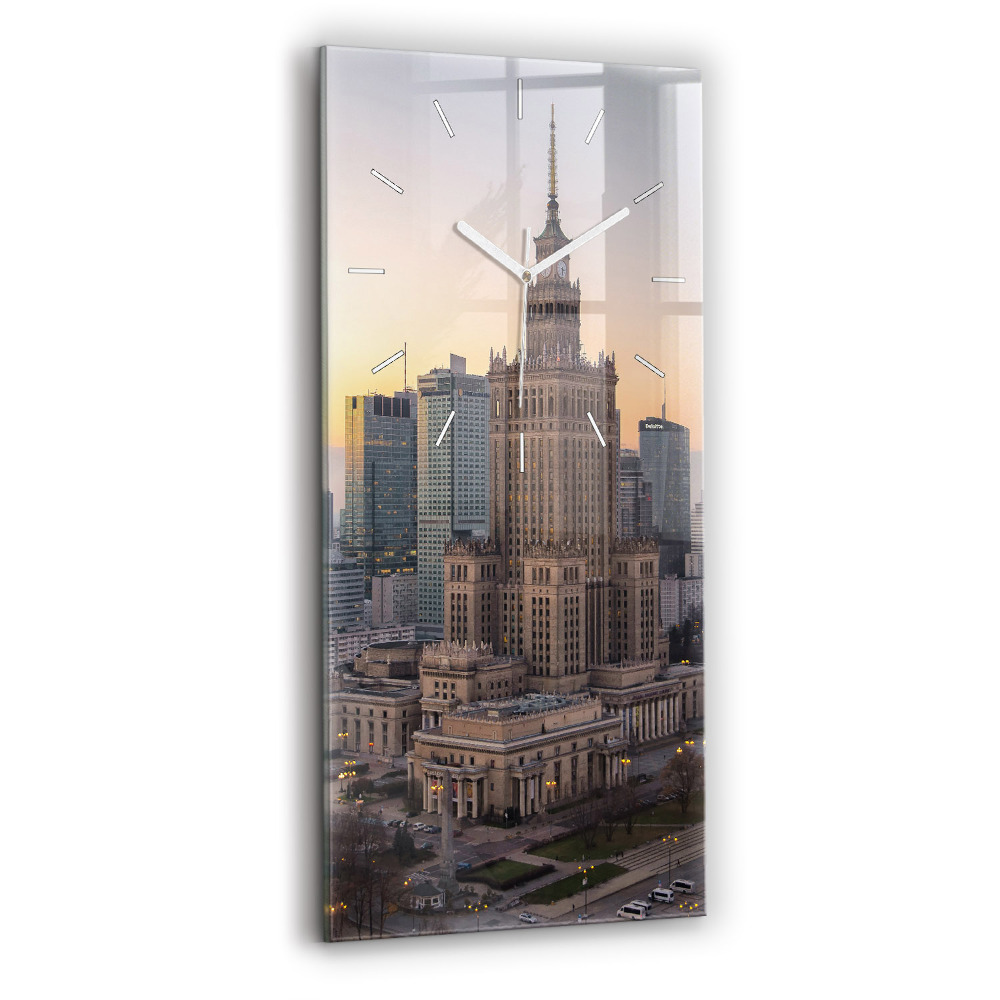 Vertikálne hodiny Panoráma Varšavy