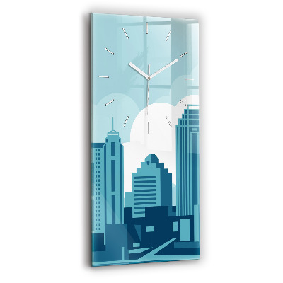 Vertikálne sklenené hodiny Architektúra v USA