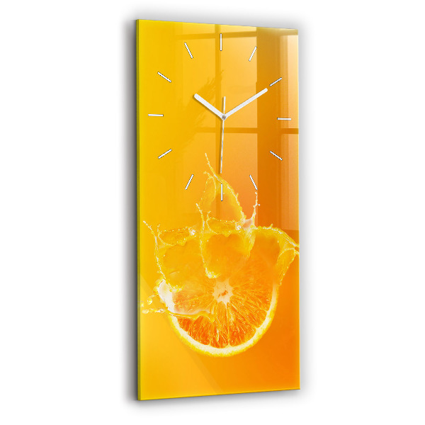 Vertikálne hodiny Oranžová
