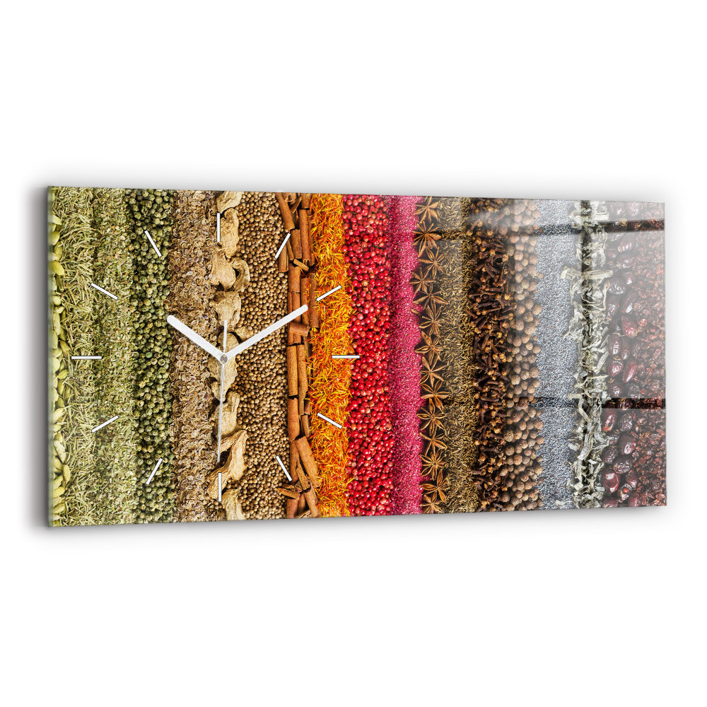 Horizontálne hodiny Riadky korenín