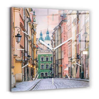 Štvorcové hodiny Staré mesto vo Varšave