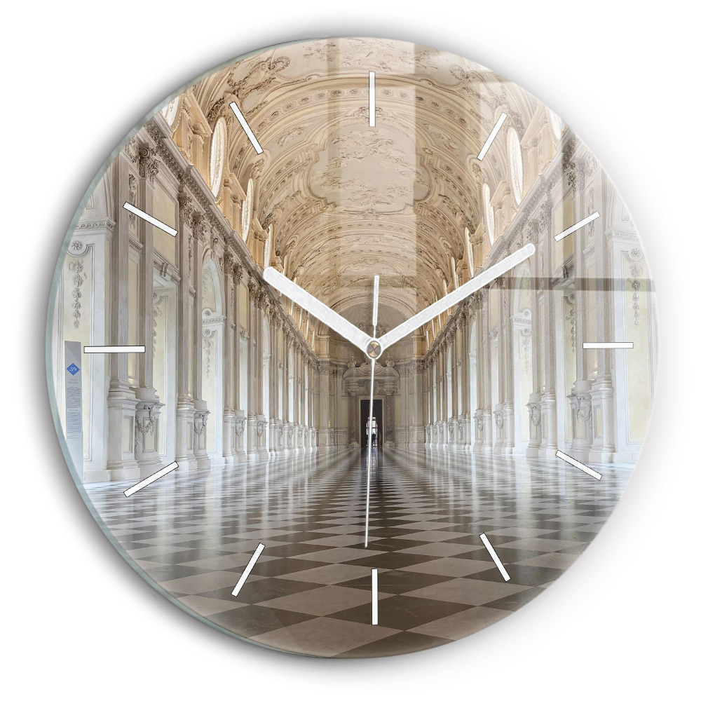 Vertikálne sklenené hodiny Kráľovská galéria času